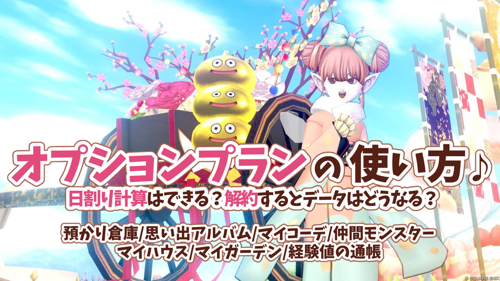 オプションプランやり方料金日割り計算できない