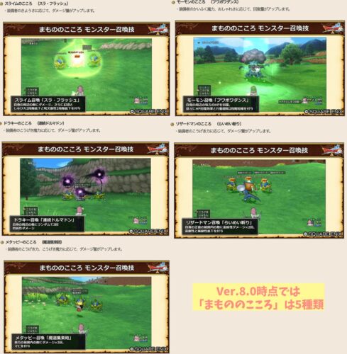 ドラクエ10バージョン8アプデ情報まもの博士の冒険的な実験まもののこころ