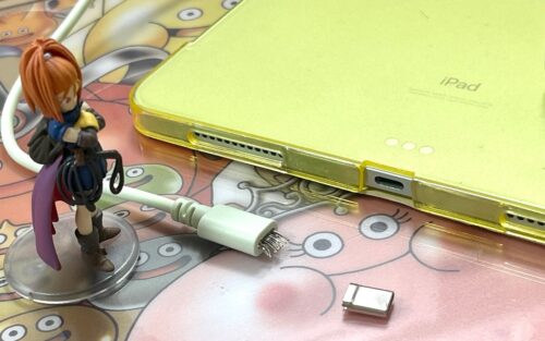 子どもiPad壊れた充電ケーブル